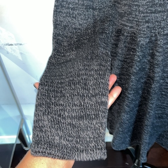 Style & Co Women's Grey Sweater Extra Large Long Sleeve Double Breasted Button - Picture 3 of 7